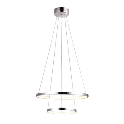 Lampa wisząca LED 40W okrągła 50cm chrom LUNE 32-64769