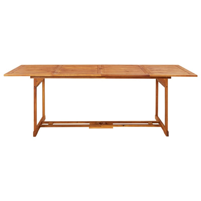 11-cz. zestaw mebli ogrodowych 220x90x75cm lite drewno akacjowe