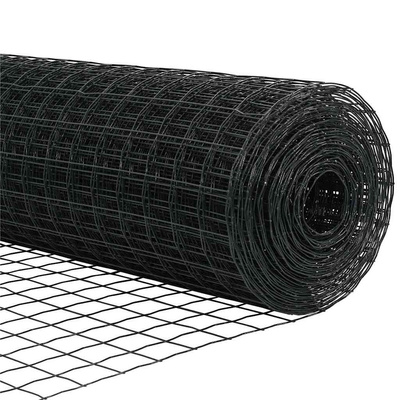 Ogrodzenie Euro 1,4 x 10 m Żelazo pokryte PVC Szary