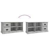 vidaXL Szafka pod TV, szarość betonu, 102x35,5x47,5 cm