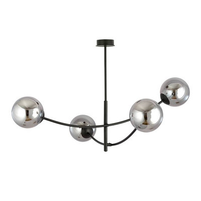 Lampa sufitowa HUNTER 4 BLACK/GRAFIT