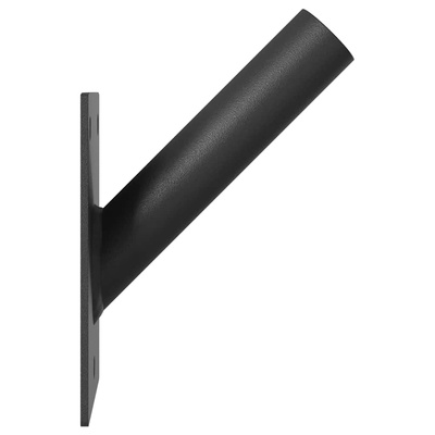 Uchwyt na maszt flagowy Czarny 10,5 x 7,5 x 0,25 cm Stal