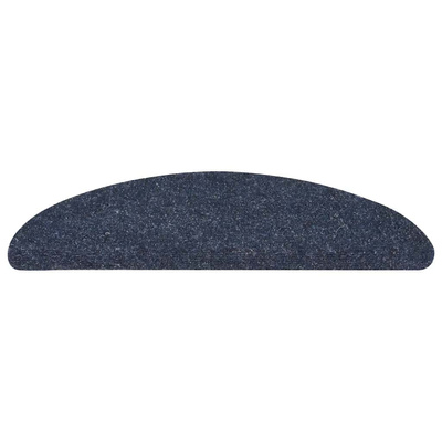 Maty na schody samoprzylepne 10 szt. 56x17x3 cm niebieskie półokrągłe