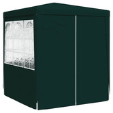 vidaXL Namiot imprezowy ze ściankami, 2,5x2,5 m, zielony, 90 g/m²