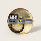 Lampa Wisząca Szklana Bursztynowo E14 15cm Abruzzo Koloreno