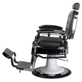 Gabbiano fotel barberski Ernesto czarny 125378