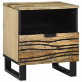 Szafka Nocna 2 szt. naturalny 40 x 33 x 46 cm