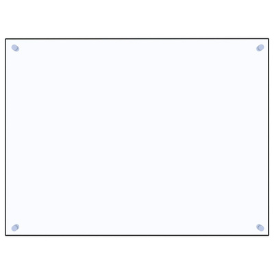 Panel ochronny do kuchni, przezroczysty, 80x60 cm, szkło