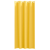 Firany blackout z kółkami 2 pcs Musztardowy Żółty 260 x 140 cm