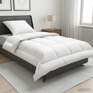 Zestaw kołdry i poduszek 2 szt. 135x200 cm Lato 200 GSM Wełna