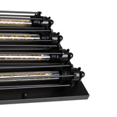 Plafon Abigali Retro 4, czarny 4xE27