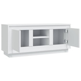 vidaXL Szafka pod TV, biała, 102x35x45 cm, materiał drewnopochodny