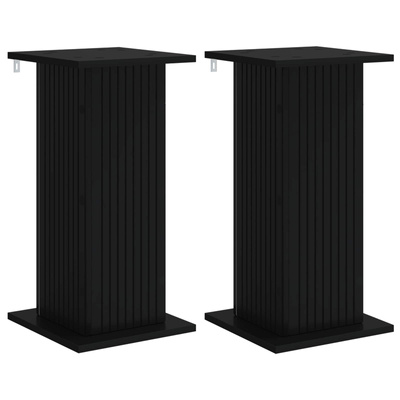 Stojak na rośliny 2 pcs Czarny 30,5 x 30 x 60,5 cm