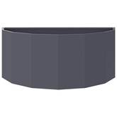 Donica Antracyt 90 x 45 x 35 cm Stal