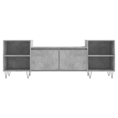 vidaXL Szafka pod TV, szarość betonu, 160x35x55 cm