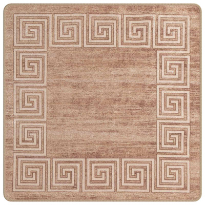 Chodnik dywanowy MARSA Biały 100 x 100 cm Poliester i PVC