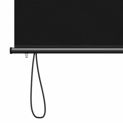 Roleta Czarny 60 x 250 cm Materiał i Aluminium