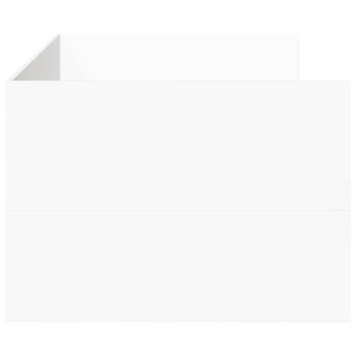 Łóżko dzienne z szufladami, bez materaca, białe, 90x200 cm