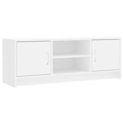 vidaXL Szafka pod TV, biała, 102x30x37,5 cm, materiał drewnopochodny
