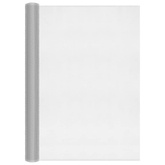 Siatka aluminiowa, 80 x 500 cm, srebrna