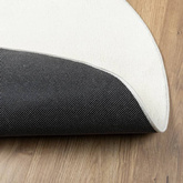 vidaXL Dywan OVIEDO z krótkim włosiem, kremowy, Ø 120 cm