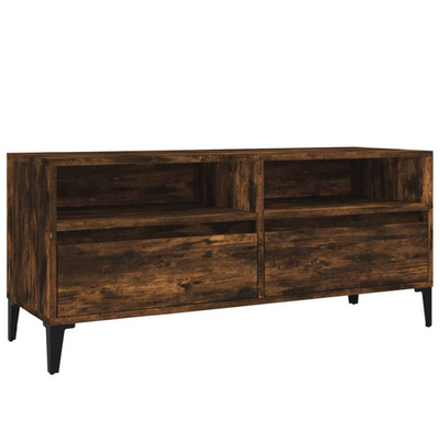 vidaXL Szafka pod TV, przydymiony dąb, 100x34,5x44,5 cm wariant 5