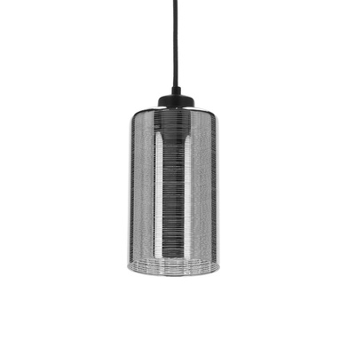Lampa wisząca sufitowa chromowa szklana 1xE27 Cox Candellux 31-53862