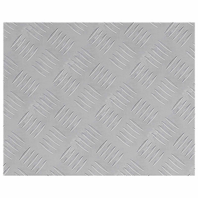 Stopień Prostokątny 2 pcs Srebrny 50 x 40 cm Aluminium