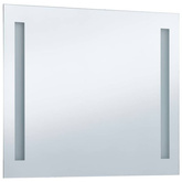 Ścienne lustro łazienkowe z LED, 100 x 60 cm vidaXL