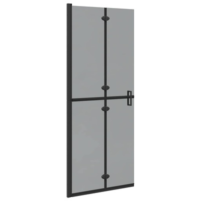 Ściana prysznicowa Walk-In Czarny 80 x 6,5 x 190 cm