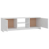 vidaXL Szafka pod TV, biała, 120x30x37,5 cm, materiał drewnopochodny