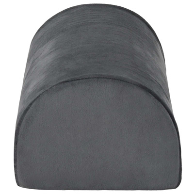 Poduszka na podnóżek Gładki Szary 42 x 18 x 13 cm Pianka PU