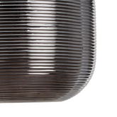 Lampa wisząca szklana szara E27 Abruzzo Bonzo