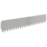 Krawężnik do trawnika 20 szt. 103 x 20 cm Stal srebrny