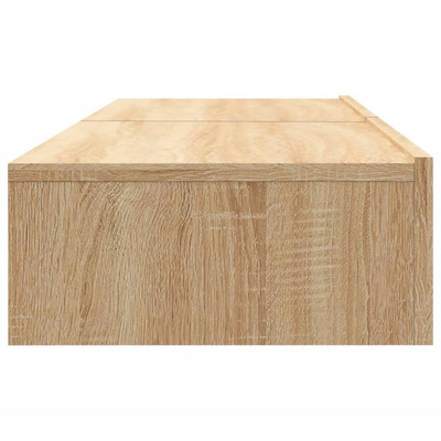 vidaXL Szafki telewizyjne z LED, 2 szt., dąb sonoma, 60x35x15,5 cm