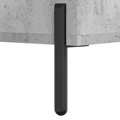 vidaXL Biurko, szarość betonu, 140x50x75 cm, materiał drewnopochodny wariant 8