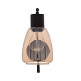MOLDO lampa kinkiet 1x40W E27 klosz bursztynowy 21-35103 