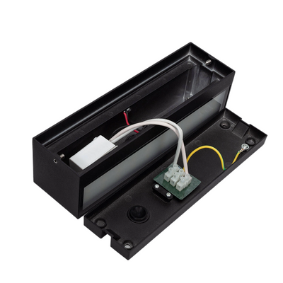 Lampa zewnętrzna ścienna kinkiet 10W dwustronny czarny 4000K Abruzzo Azzurra