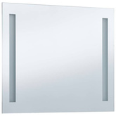 Ścienne lustro łazienkowe z LED, 100 x 60 cm vidaXL
