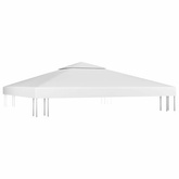 2-poziomowe zadaszenie altany, 310 g/m² 3x3 m, białe