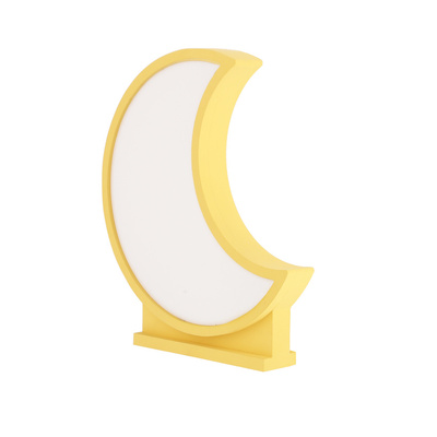 moon lampa stołowa dla dziecka led iq kids złoty