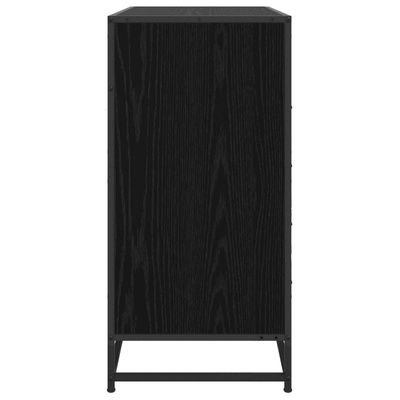 Szafka z Szufladami 4-Szuflada Czarny dąb 70 x 41 x 83,5 cm