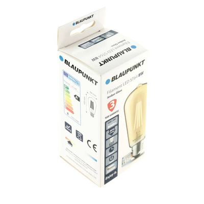 Zestaw 2 sztuk - Blaupunkt Żarówki filamentowe LED E27 8W WW