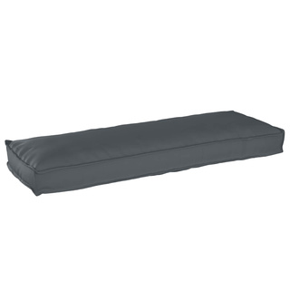 Poduszka Antracyt 120 x 40 x 8 cm Materiał Oxford