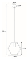Lampa wisząca K-4720 z serii HONEY