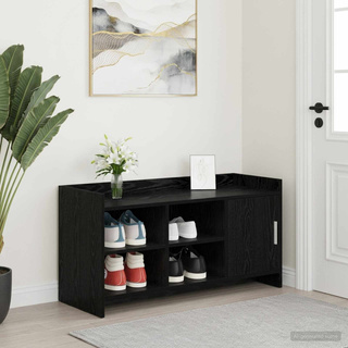Szafka na buty z przechowywaniem Czarny dąb 100 x 39,5 x 51 cm