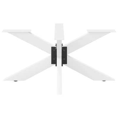 Noga stolika kawowego Pająk Kształt Biały 98x58x(42-43) cm Stal