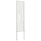 Ekran zapewniający prywatność w ogrodzie Biały 32 x 140 cm