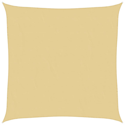 Żagiel przeciwsłoneczny, piaskowy, 2x2 m, 100% poliester