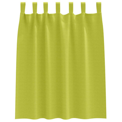 Firany blackout z kółkami 2 pcs Zielony 140 x 140 cm Poliester